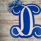 Customizable Monogram Door Hanger, Birch Wood Letter Decor, Personalized Gift for Home or Office
