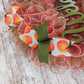 Peach Wreath, Spring Welcome Front Door Wreaths