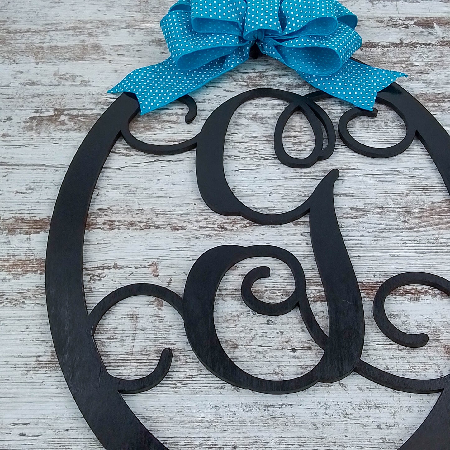 Customized Monogram Door Hanger, Birch Wood Oval Sign, Personalized Indoor and Outdoor Decor