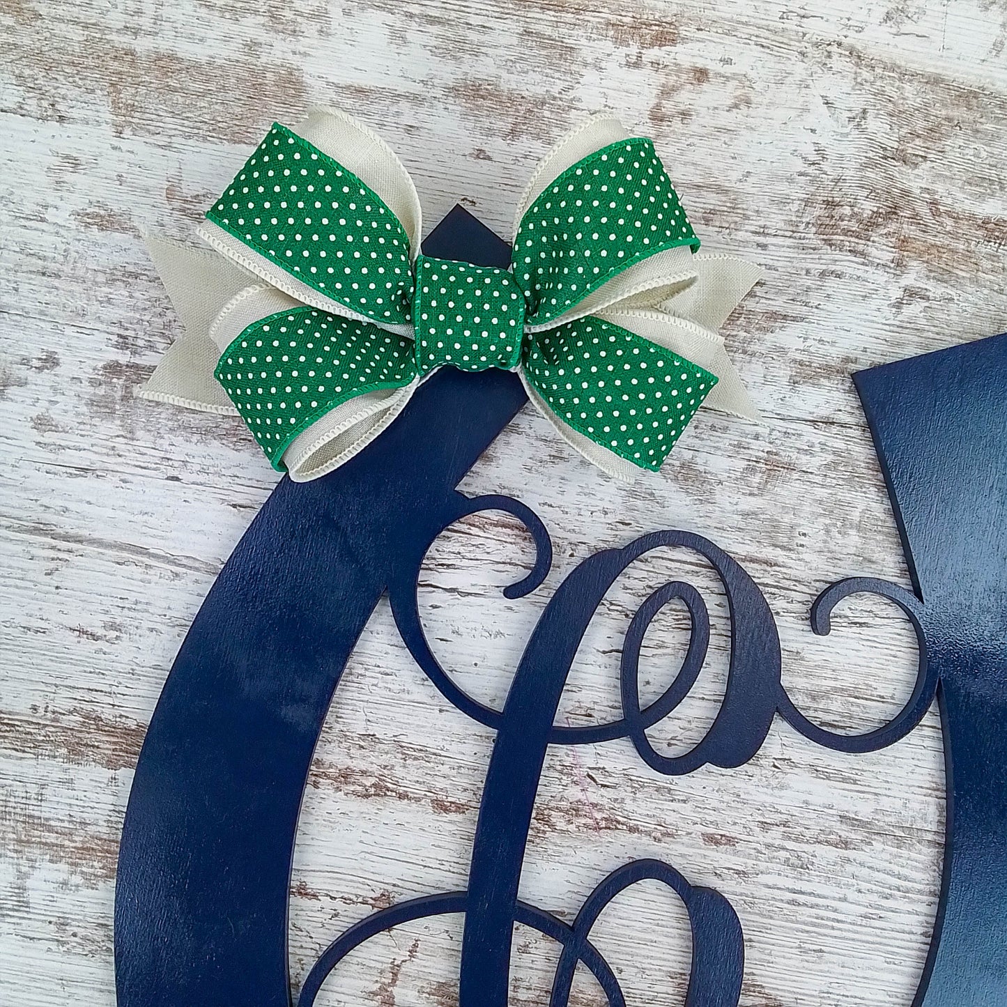 Kentucky Derby Door Hanger, Personalized Horseshoe Monogram