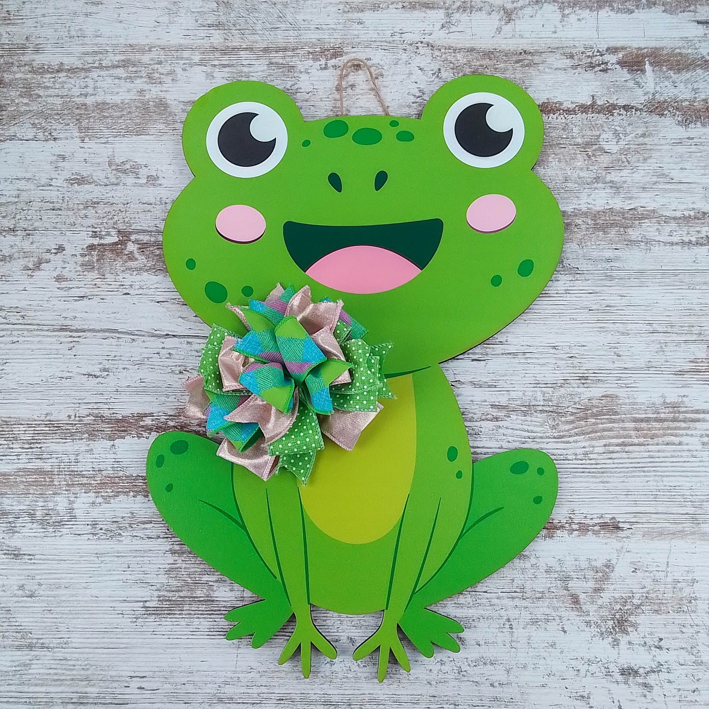 Frog Door Hanger, Children's Birthday Gift, Spring Festival Decoration