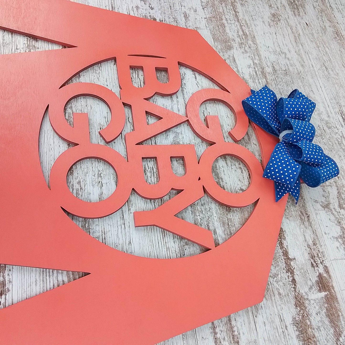 Birch Wood Baby Door Hanger, Nursery Room Decoration, Baby Shower Gift