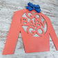 Birch Wood Baby Door Hanger, Nursery Room Decoration, Baby Shower Gift