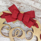 Birch Wood Door Hanger, Scalloped Edge Design, Letter Home Décor