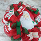 Christmas Deco Mesh Wreath, Santa Claus Themed Decoration