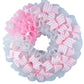 Vibrant Pink Wreath, Baby Shower Decoration, Spring Festival Door Decor
