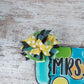 Colorful Birch Wood Door Hanger, Personalized Teacher Gift, Fun Event Decoration
