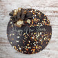 New Year Door Decoration, Festive Birch Wood Hanger, Holiday Party Decor