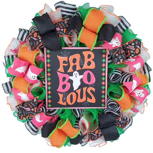 Halloween Wreath, Fall Home Decor, Spooky Event Decoration