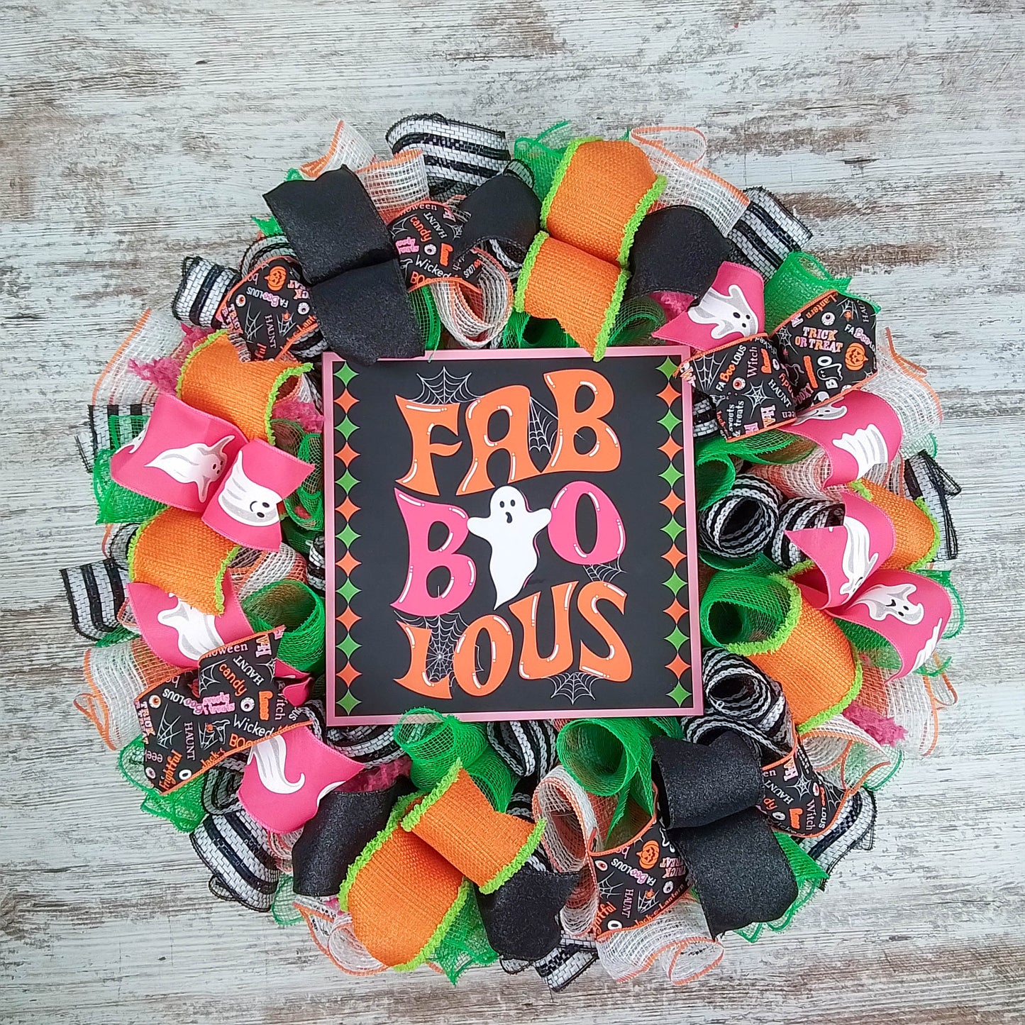 Halloween Wreath, Fall Home Decor, Spooky Event Decoration