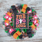 Halloween Wreath, Fall Home Decor, Spooky Event Decoration