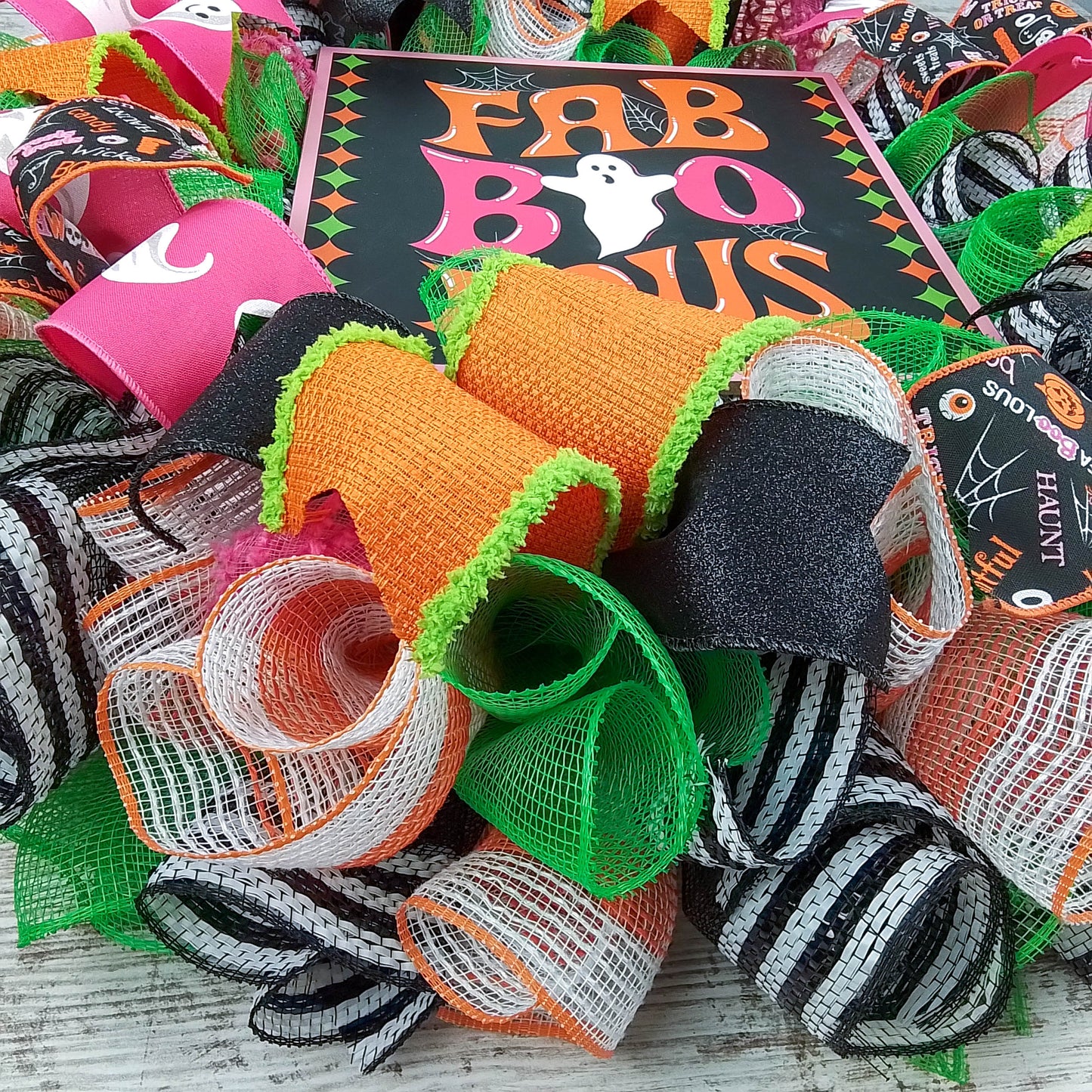 Halloween Wreath, Fall Home Decor, Spooky Event Decoration