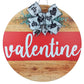 Valentine Wooden Door Hanger, Decorative Home Accessory, Special Occasion Gift