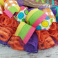 Hello Summer Wreath | Orange Burlap Wreath | Colorful Outdoor Mesh Wreath
