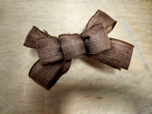 Caramel Brown Wreath Add On Bow