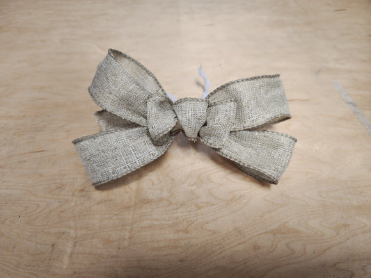 Beige Wreath Add On Bow