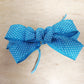 White Turquoise Add On Bow