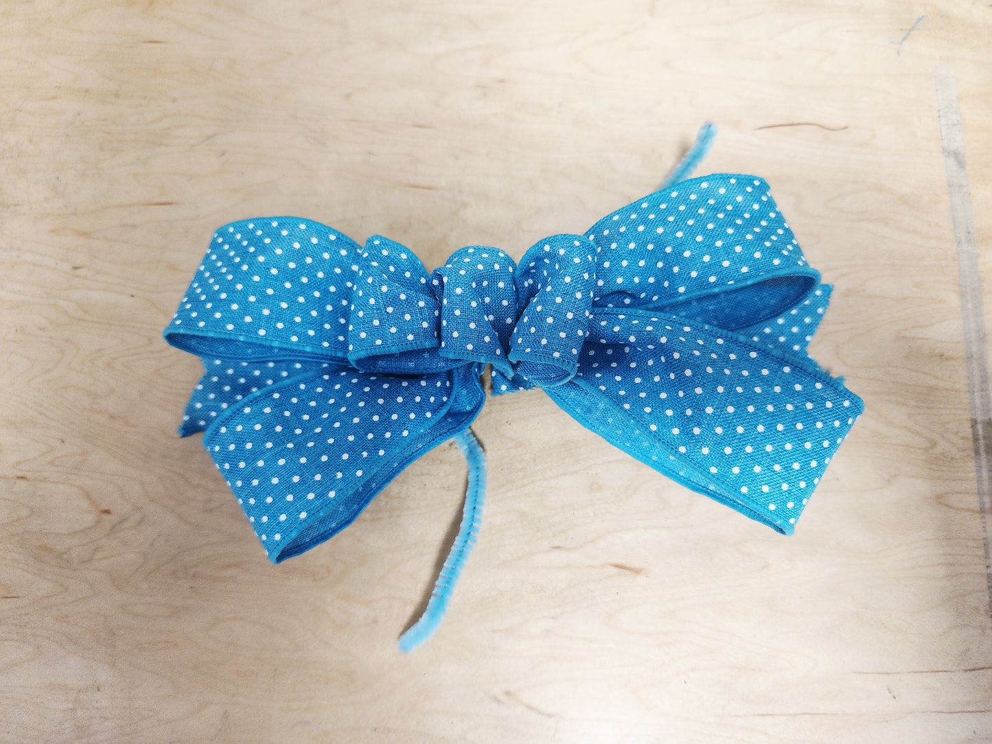 White Turquoise Add On Bow