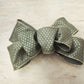 Moss Green Gold Add On Bow