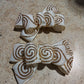 Ivory Gold Swirl Add On Bow