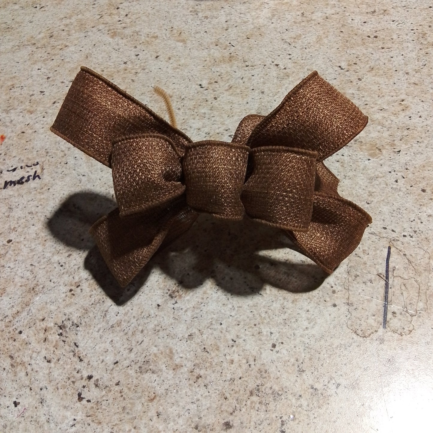 Brown Wreath Add On Bow