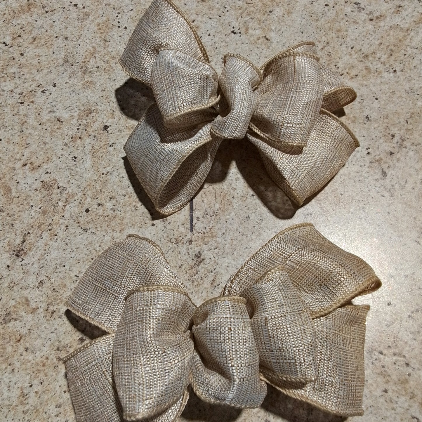 Beige Wreath Add On Bow