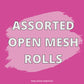 Assorted Box of Open Mesh Rolls