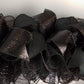 Black Gothic Deco Mesh Garland, Customizable Halloween Decoration - Pink Door Wreaths