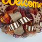 Dark Yellow Fall Wreath, Thanksgiving Front Door Wreaths : F2 - Pink Door Wreaths