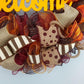 Dark Yellow Fall Wreath, Thanksgiving Front Door Wreaths : F2 - Pink Door Wreaths