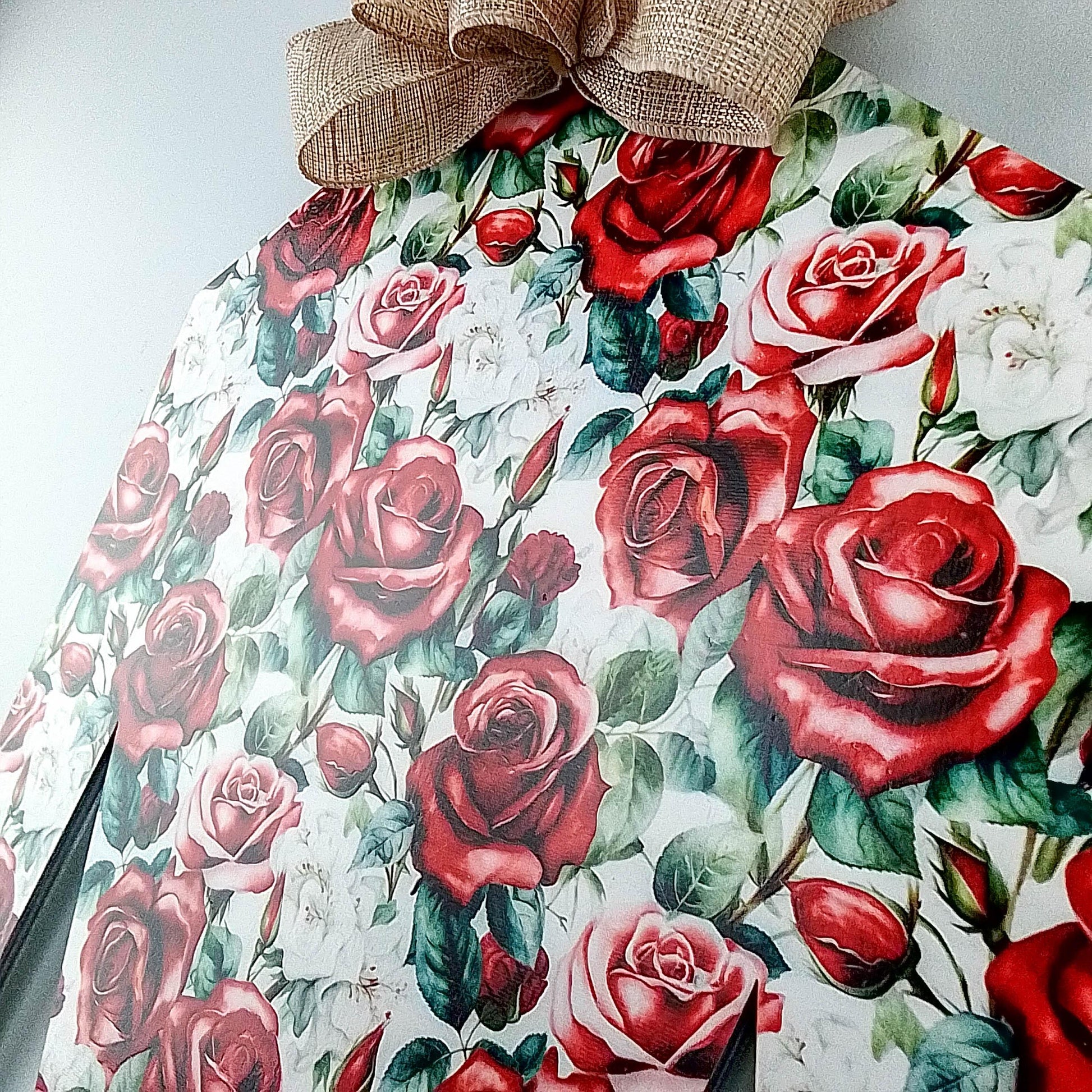 Derby Jockey Silk - Floral Red Rose Racing Door Decoration - Red Green White Burlap - Bridal Shower Front Door Decorations - Pink Door Wreaths