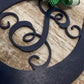 Derby Party Decor | Wooden Horseshoe Monogram Door Hanger | Navy Blue Emerald Green - Pink Door Wreaths