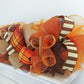 Fall Deco Mesh Garland, Thanksgiving Decoration, Autumn Wreath - Pink Door Wreaths