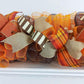 Fall Deco Mesh Garland, Thanksgiving Decoration, Autumn Wreath - Pink Door Wreaths