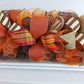 Fall Deco Mesh Garland, Thanksgiving Decoration, Autumn Wreath - Pink Door Wreaths