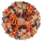 Fall Wreath for Front Door, Brown Autumn Wreaths : F3 - Pink Door Wreaths