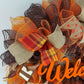 Fall Wreath for Front Door, Brown Autumn Wreaths : F3 - Pink Door Wreaths