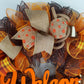 Fall Wreath for Front Door, Brown Autumn Wreaths : F3 - Pink Door Wreaths