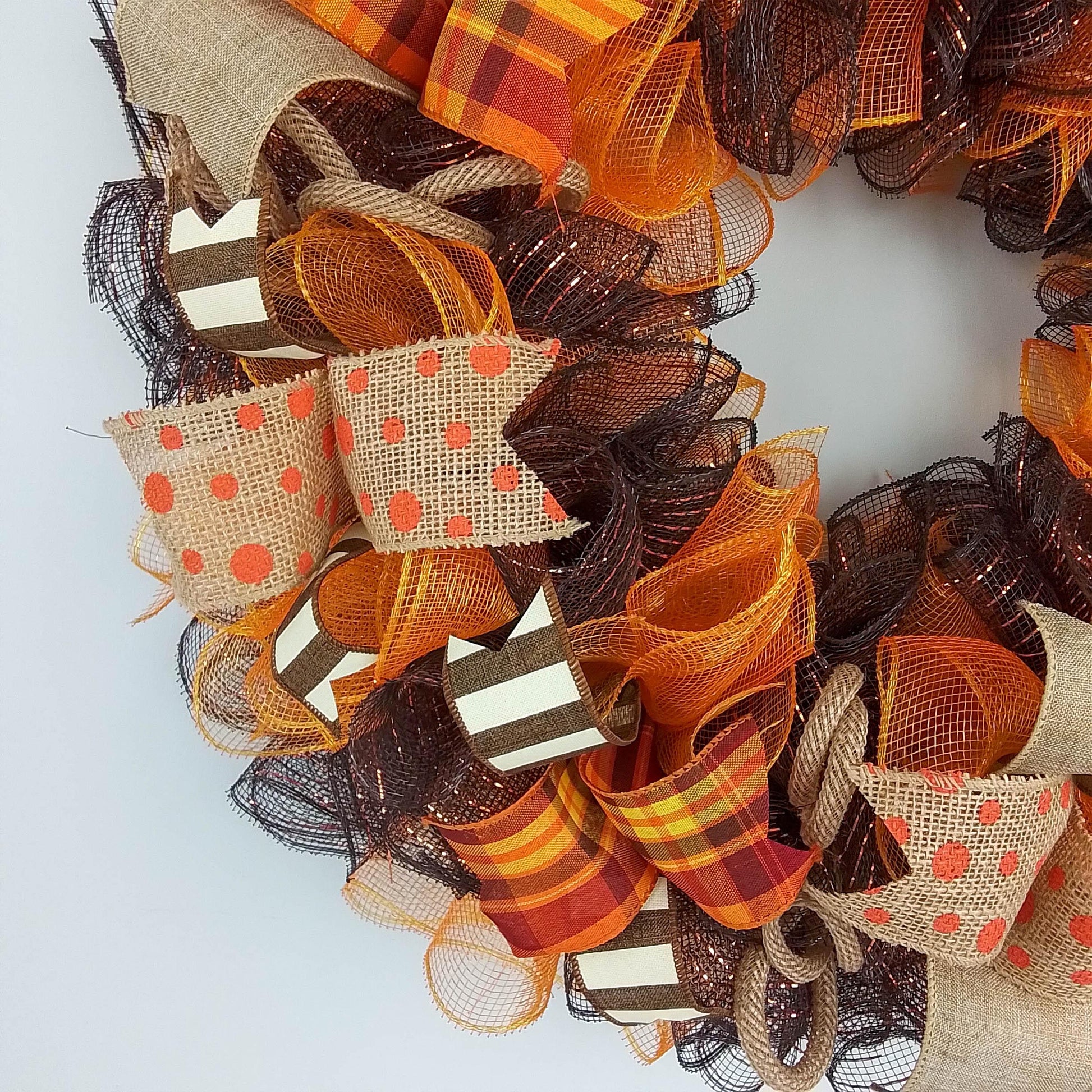 Fall Wreaths Ideas | Fall Wreaths for Sale | Thanksgiving Wreath : F3 - Pink Door Wreaths