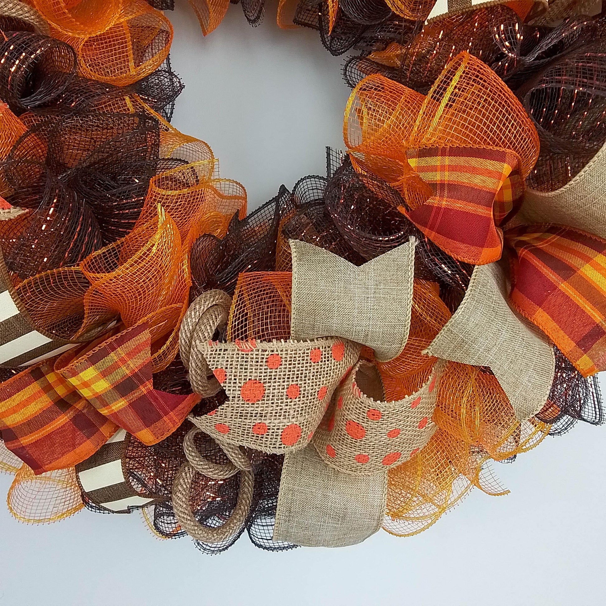 Fall Wreaths Ideas | Fall Wreaths for Sale | Thanksgiving Wreath : F3 - Pink Door Wreaths