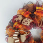 Fall Wreaths | Maroon Orange Thanksgiving Wreath : F2 - Pink Door Wreaths