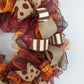Fall Wreaths | Maroon Orange Thanksgiving Wreath : F2 - Pink Door Wreaths