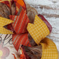 Gobble Til You Wobble Thanksgiving Turkey Wreath - Pink Door Wreaths