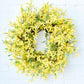 Spring Forsythia Wreath, Outdoor Decor, Spring Front Door Decor, Spring Porch Wreath, Wreaths For Spring