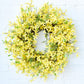 Spring Forsythia Wreath, Outdoor Decor, Spring Front Door Decor, Spring Porch Wreath, Wreaths For Spring