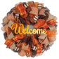 Mustard Yellow Fall Wreath, Fall Front Door Wreath : F3 - Pink Door Wreaths