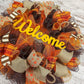 Mustard Yellow Fall Wreath, Fall Front Door Wreath : F3 - Pink Door Wreaths