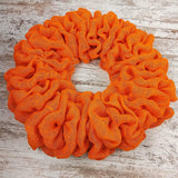 Orange Plain Burlap Wreath Already Made - Everyday Wreath to Decorate DIY - Add Bow, Ribbons on Your Own - Premade - Pink Door Wreaths