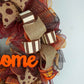 Orange Thanksgiving Wreaths, Autumn Front Door Wreath : F2