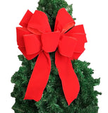 Outdoor Christmas Bow for Fence Posts, Wreaths and More - Garland Window Embellishment - Farmhouse Extra - Pink Door Wreaths